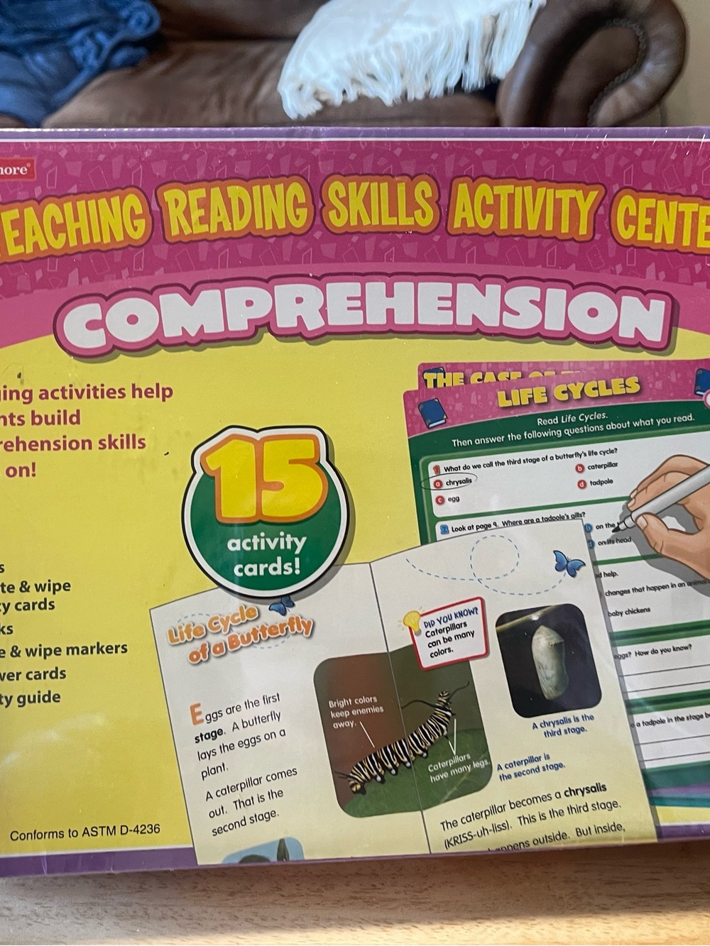 New Lakeshore Learning Teaching Reading Skills Activity Center Comprehension 1-2